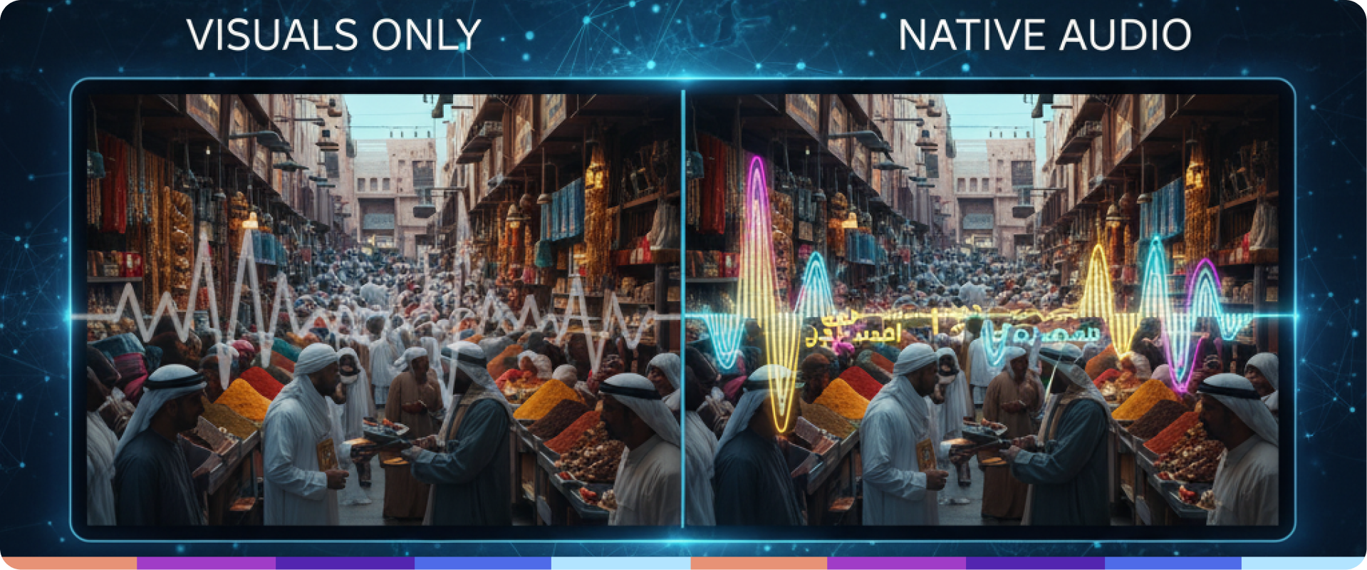 emphasizing native audio quality and multilingual sound design